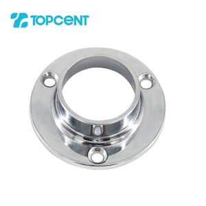 <span class=keywords><strong>Support</strong></span> de <span class=keywords><strong>tringle</strong></span> de <span class=keywords><strong>penderie</strong></span> en alliage de zinc chromé pour tube de 25 mm de diamètre, avec bride pour tube rond de placard - Product Image 1