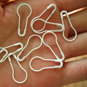 Épingle de sûreté en laiton en forme de poire blanche de 22mm pour étiquettes suspendues accessoire de <span class=keywords><strong>couture</strong></span> et bricolage - Product Image 2