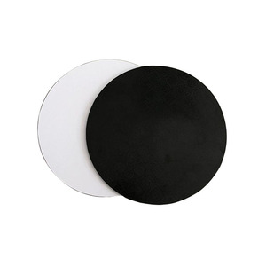 Laminage <span class=keywords><strong>personnalisé</strong></span> de haute qualité de 5mm d'épaisseur blanc mat 8 pouces 10 pouces 12 pouces planche à gâteau ronde en masonite MDF disques de base pour gâteau - Product Image 2