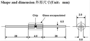 Điện Trở Nhiệt <span class=keywords><strong>NTC</strong></span> Loại Diode DKD504N 500K - Product Image 3