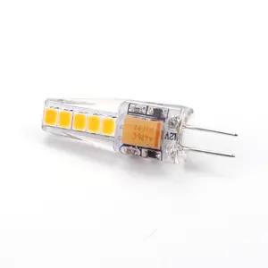 Parçaları bileşen kolye tavan lambası SMD2835 kısılabilir AC DC12V 24V 1.5W G4 led ışık ampul