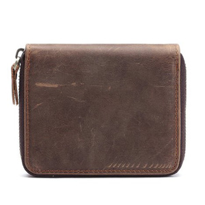 Wb1677 <strong>Mens</strong> Genuine Leather Coin <strong>Wallet</strong> <strong>Zip</strong> Around <strong>Wallets</strong> with Credit Card - Product Image 5