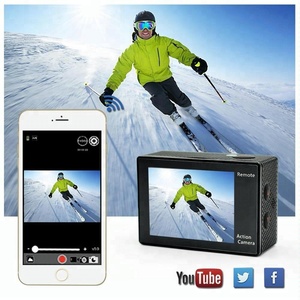 Caméra d'action Wifi 4K <span class=keywords><strong>Hdking</strong></span>, étanche, caméra vidéo sportive de 2 pouces, prise en charge de la plongée à 30 mètres de profondeur, disque dur/mémoire flash - Product Image 3