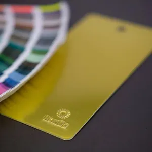 Verniciatura a polvere elettrostatica con vernice cromata Color oro effetto specchio liscio lucido