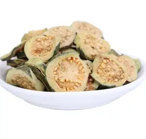 Oven Dried Psidium guajava fruits slices common guava yellow guava fruits cuts