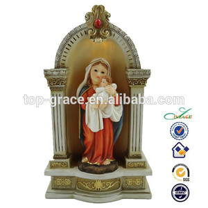 resina con luz estatua de dibujos animados de la <span class=keywords><strong>madre</strong></span> maría - Product Image 3