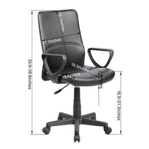 Chaise de bureau pivotante ergonomique au design moderne, idéale pour studio et bureau, modèle <span class=keywords><strong>Anji</strong></span> - Vente Flash - Product Image 4