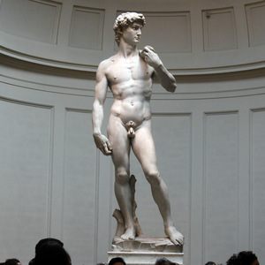 Estatua de David de piedra de mármol blanco, tamaño real, estatua antigua a la venta - Product Image 3