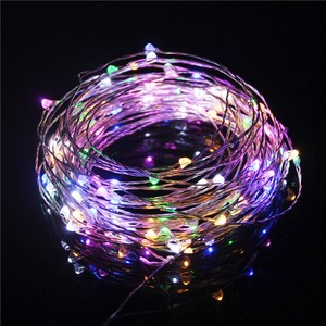 10m 100LED impermeabili USB alimentati guirnalda de <span class=keywords><strong>luces</strong></span> <span class=keywords><strong>navidenas</strong></span> natale illuminazione a LED filo filo di rame faretto luci - Product Image 2