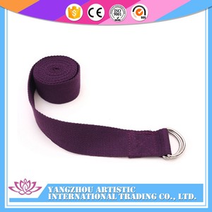 Chine gros <span class=keywords><strong>pas</strong></span> <span class=keywords><strong>cher</strong></span> de haute qualité <span class=keywords><strong>coton</strong></span> <span class=keywords><strong>Sangle</strong></span> de yoga avec étiquette - Product Image 3