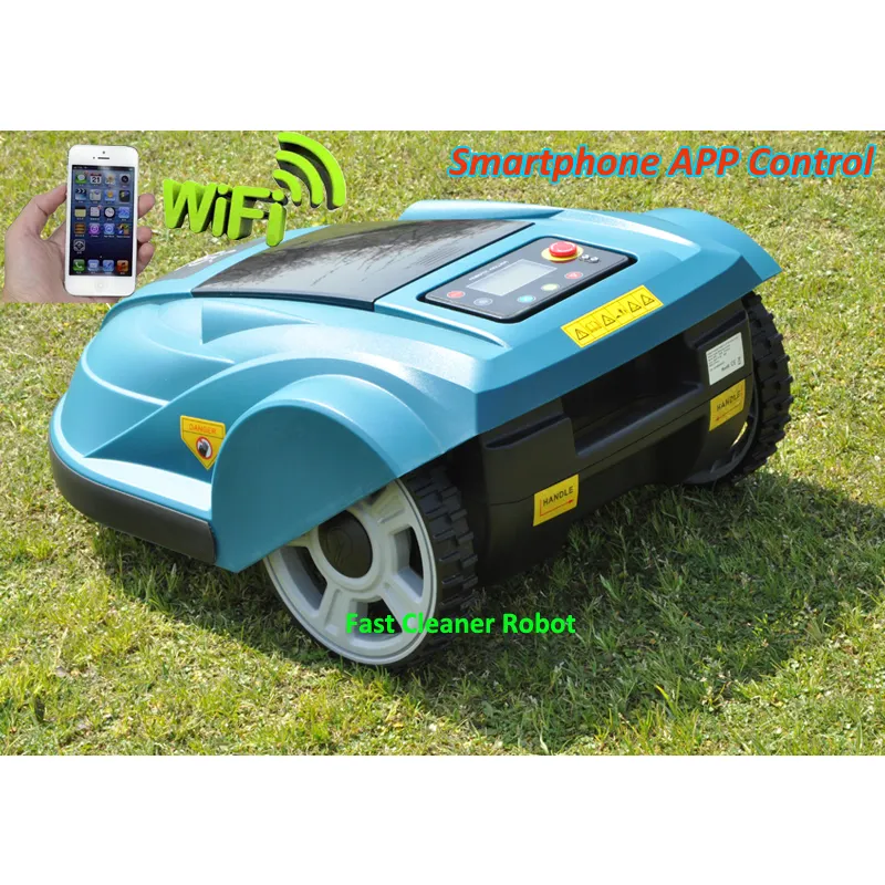 Robot otomatik çim biçme makinesi ile ultrasonik sensör ve subarea fonksiyonu, elektrikli çim kesici