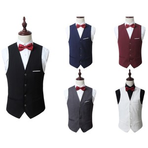 <span class=keywords><strong>10</strong></span> цветов M-6XL Большие размеры Мужские костюмы в Корейском стиле, модная деловая Повседневная, комплект из 3 предметов, комплект одежды для свадьбы, костюмы для девочек, верхняя одежда для детей (пиджак, штаны и жилет) - Product Image 4