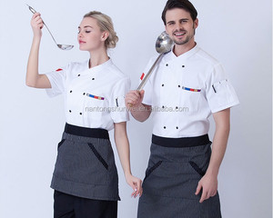 OEM personalizzato giacca cuoco chef <span class=keywords><strong>uniforme</strong></span> moderno personalizzato ristorante hotel cameriere <span class=keywords><strong>cameriera</strong></span> <span class=keywords><strong>uniforme</strong></span> - Product Image 4