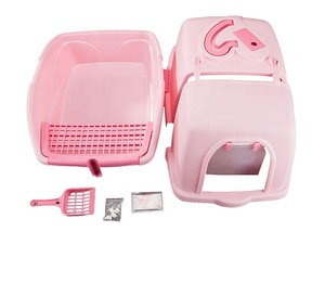 Nouveau Offre Spéciale fermé bac à litière pour chat fermé Super grand pour grand chat meilleur bac à litière pour chatons - Product Image 4