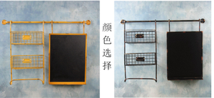 Retro pared colgante organizador metal decoración de la Oficina con <span class=keywords><strong>pizarra</strong></span> - Product Image 4