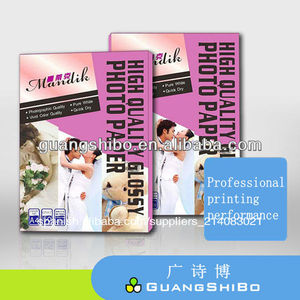180/200/230g fotográfico brillo fundido recubierto de papel de alta brillante papel fotográfico brillante 180gr - Product Image 1