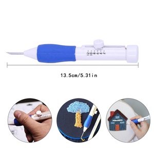 SKC-Bolígrafo de bordado de plástico, aguja de punzón rusa, 3 accesorios de costura <span class=keywords><strong>intercambiables</strong></span> - Product Image 2