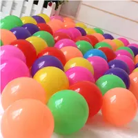 Renkli ezilme geçirmez plastik oyun havuzu topları çocuklar için piscina de bolas