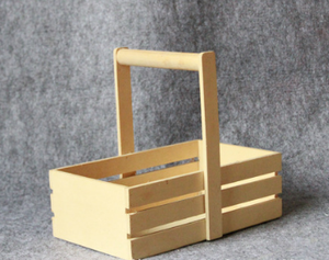 Home Furnishing Wooden Hand Box <strong>Wood</strong> Beer Box Boutique Small Wooden <strong>Basket</strong> - Product Image 3