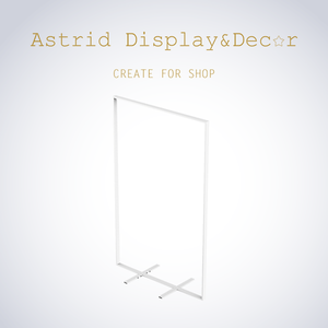 Classic Chrome Exposición Display <span class=keywords><strong>Rack</strong></span> Con 1 Ferrocarril Y 2 Patas de Apoyo - Product Image 1