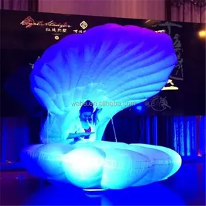 Inflatable Blue Sea Shell Light Seashell