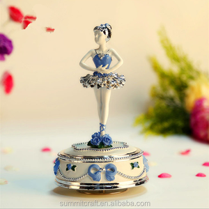 Resina de antigüedades música bailarina caja de música caja - Product Image 2