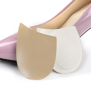 Almohadilla ortopédica de Gel de silicona para corrección de pies, almohadilla para el talón, ortopédica, de cuero Artificial, Unisex, 1 par - Product Image 6