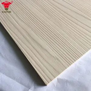 Yüksek kaliteli 18mm çift taraflı 4x9 senkronize melamin lamine mdf levha