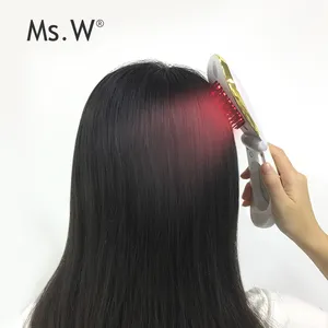 Rechargeable Hair Care Sprayer Handheld Anti Loss Hair Comb ledライトヘッドマッサージElectric Vibration Micromist Hair Steamer