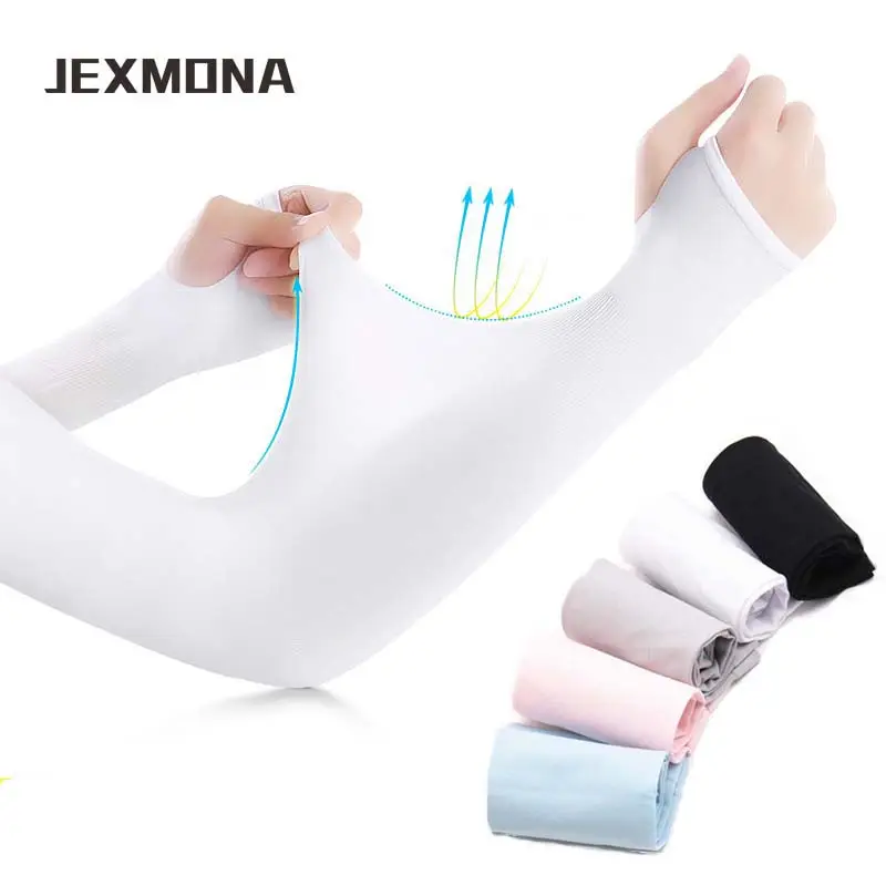 UV Protection Long Arm sleeves Running Golf Cycling Soft Cooling Arm Covers
