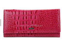 Dompet Buatan Tangan Wanita Asli Rfid, Dompet Kulit Asli Ramping Mewah Kustom
