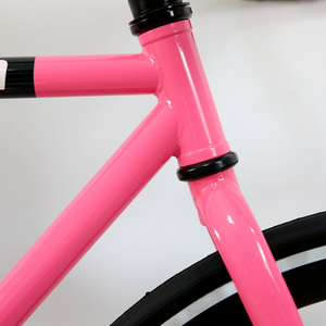 700C <span class=keywords><strong>Fixie</strong></span> Bike CE Certificado Acero de alto carbono-Bicicleta de carretera de piñón fijo de velocidad única para carreras urbanas (4C) al por mayor - Product Image 1