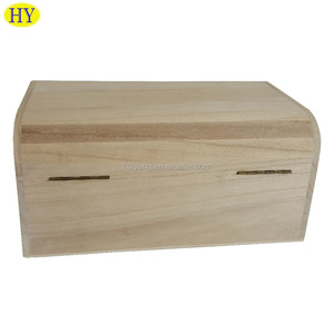 Personnalisé En Bois grande boîte de rangement Coffre Au Trésor fabriqué en Chine grande boîte en bois non finie - Product Image 6