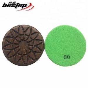 D76mm <span class=keywords><strong>terrazo</strong></span> piso pulido <span class=keywords><strong>de</strong></span> diamantes almohadillas Wet utilizado - Product Image 3