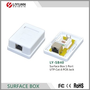กล่องอะแดปเตอร์เครือข่าย LIYUAN LY-SB40 1 พอร์ต <span class=keywords><strong>CAT6</strong></span> <span class=keywords><strong>RJ45</strong></span> UTP สีขาว แบบติดตั้งบนพื้นผิว สำหรับงานโทรคมนาคม ขนาดเล็ก แบบโมดูลาร์ PCB <span class=keywords><strong>Jack</strong></span> - Product Image 3