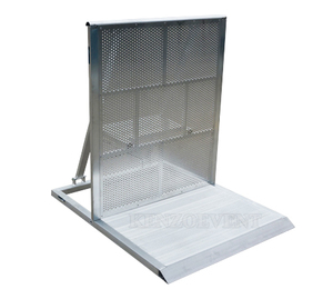 Barrière de foule pliable en aluminium Kenzotruss, barrière de concert en aluminium - Product Image 3