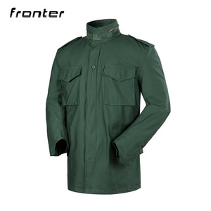 โพลีเอสเตอร์/ ผ้าฝ้ายสีเขียวมะกอกบุรุษพรางแจ็คเก็ต <span class=keywords><strong>M65</strong></span> - Product Image 1