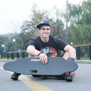 Yeni 2018 2000W artırdığını elektrikli kaykay 45kmh Motor kiti pil paketi parçaları fiyat LongBoard elektrikli kaykay