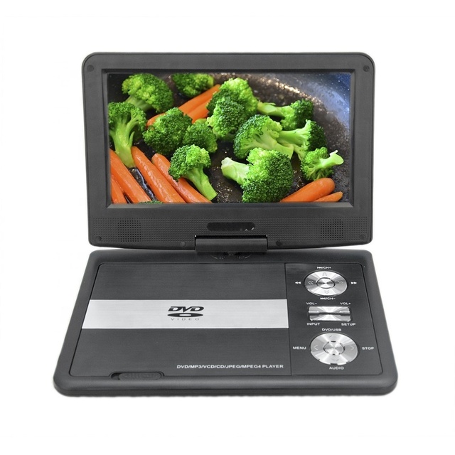 Leadstar 9inch TFT Portable DVD Player Digital TV DVB-T2 ATSC ISDB With FM Radio 180 Degree Rotating Screen