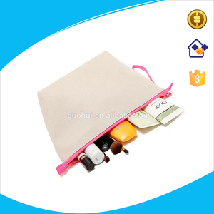 Mini algodón ecológico bolsa de lona con cremallera bolsa de cosméticos para la <span class=keywords><strong>vida</strong></span> - Product Image 1