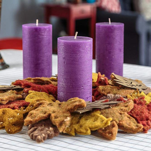 Vela Aromática de Aceites Esenciales para Interiores - Elimina el Humo y los Olores, Deshumidifica, Romántica, Vela para el Hogar sin Humo - Product Image 1