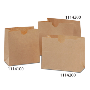 Bolsa de Papel Encerada Blanca de 4 lb Estilo SOS de 5" x 3 1/8" x 9 11/16", Bolsas para Pan a Prueba de Grasa - Product Image 4