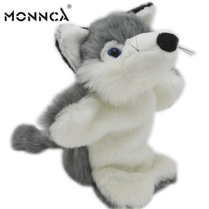 Werbe Nette Plüsch Spielzeug Husky Hund Handpuppen - Product Image 5