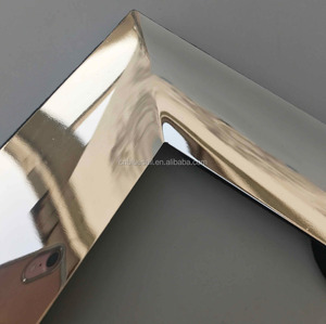 Demir Nikel Kaplama Parlak Koyu Gümüş Renkli Fotoğraf Çerçevesi, Gümüş Altın, 4x6 "5x7" 6x8 "8x10" - Product Image 3