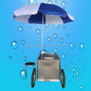 安哥拉-非洲冰棒冰淇淋车，带伞的冰淇淋推车 - Product Image 1