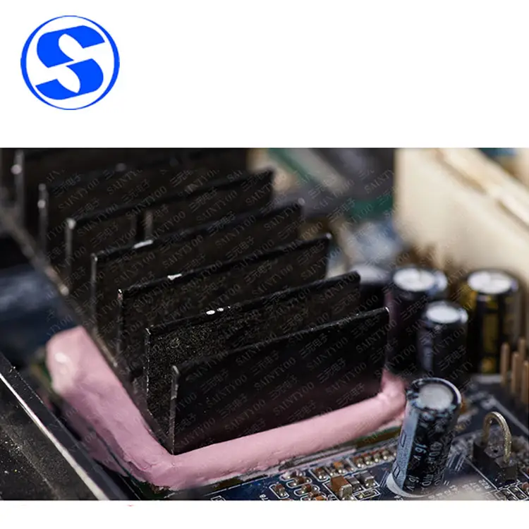 カスタマイズされた高品質3.5w/mkシリコン接着剤熱材料環境保護シリコンサーマルパテ