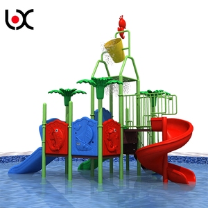 Más nuevos niños LLDPE galvanizado de la tubería de agua de piscina diapositiva parque de agua - Product Image 2