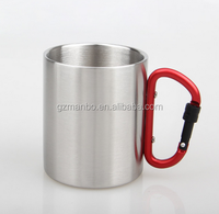 Tasse à café Double paroi en acier inoxydable, 300ml, vente en gros, usine, haute qualité
