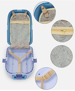 <span class=keywords><strong>Valise</strong></span> à roulettes rigide pour enfants de 17 pouces en PP, <span class=keywords><strong>valise</strong></span> de voyage mignonne, légère, pour enfants - Product Image 5