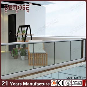 U <span class=keywords><strong>manche</strong></span> aluminium sans cadre verre garde-corps <span class=keywords><strong>piscine</strong></span> clôture - Product Image 1